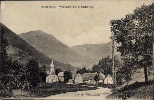 Wildenstein elsass haut - ak,