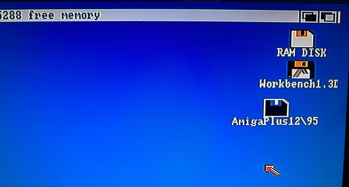 Amiga plus workbench version - workbench,