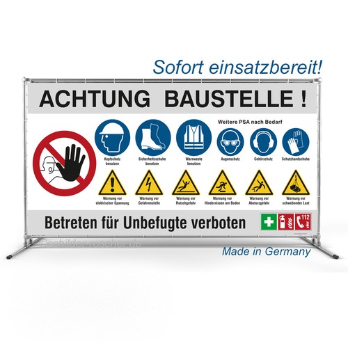 Bauzaunbanner - 🧱,