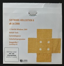 Heft DVD  CT  26/2008 Software-Kollektion 8 - c't Notfall-Windows 2009,...