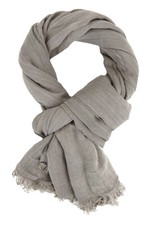 Ella Jonte breiter Herrenschal in 3 Farben Schal blau beige oder grau anthrazit