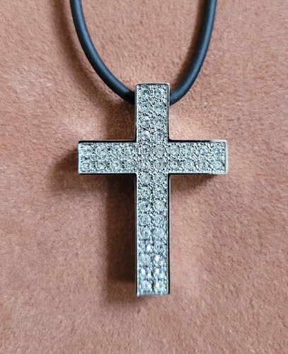 Strass kreuz mit magnet - mit,