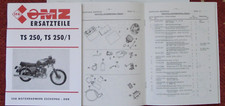 Ersatzteilliste MZ TS 250 TS