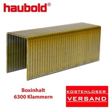 HAUBOLD 6.300 Stück KLAMMER