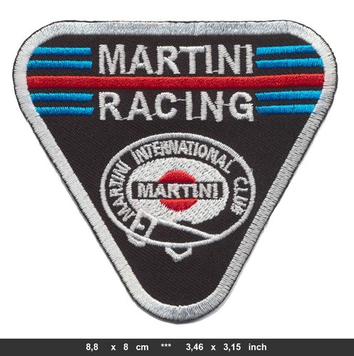Martini aufnäher patch racing - martini,