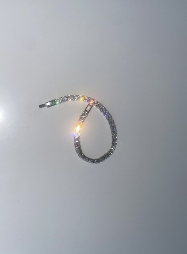 Iced out tennis bracelett - out,