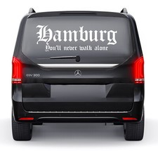 Hamburg YNWA Autoaufkleber | Sticker Aufkleber Wandtattoo Auto Fussball | M1
