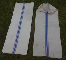 2 x Alter Sack Leinensack