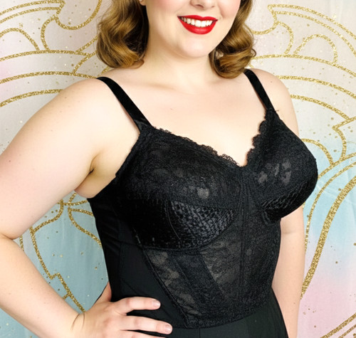 Vintage longline bustier - vintage,