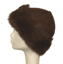 Damen echte Lammfellmütze