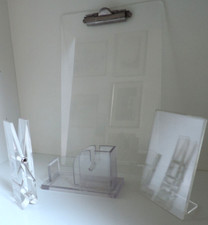 Schreibtischgarnitur,Plexiglas