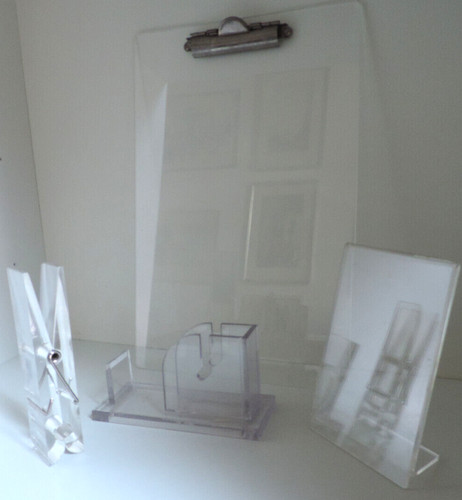 Schreibtischgarnitur,Plexiglas