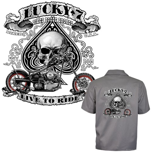 Biker chopper hemd motorrad - biker,
