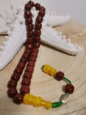 Tesbih Gebätskette Dabbas Sikma Kehribar Cubuk Malzeme süper El cekimlik 