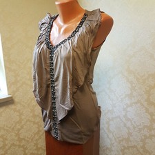 Shirt Top 38 braun schlamm