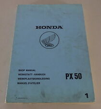 Werkstatthandbuch Workshop Manual Honda PX 50 Mofa / Mokick Stand 1980