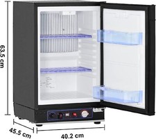 40L 3 Wege Camping Kühlschrank 230V 12V Gas Kühlschrank Wohnmobil Caravan