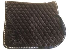 Schabracke Equest Braun Samt WB VS Kaum Benützt!