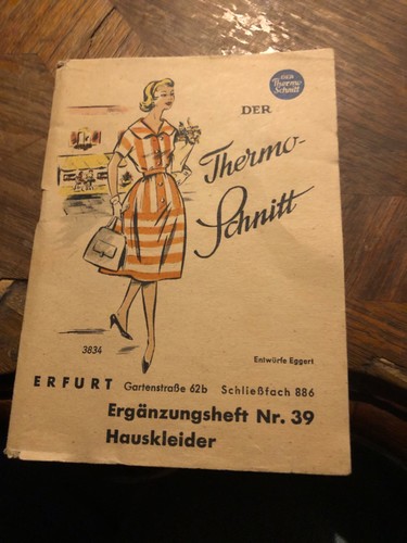 Modeheft der thermo - modeheft, schnitt
