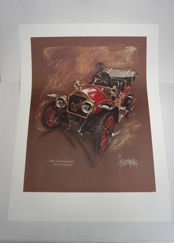 Vintage opel 125 jahre - vintage,
