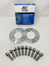 14mm 2x7mm SCC Spurverbreiterung für BMW Radschrauben Distanzscheiben 5x120 72,6