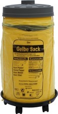 Gelbe tonne und - gelbe, rollwagen
