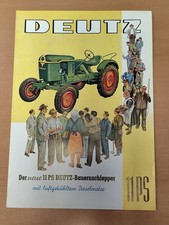 Deutz 11 ps Bauernschlepper  Prospekt Traktor tractor brochure M4