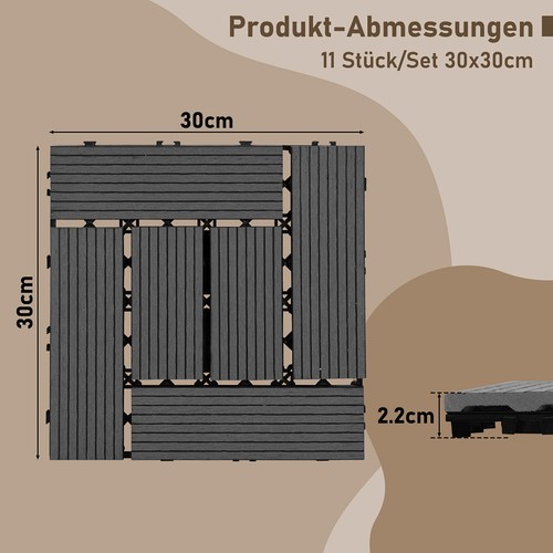 Wpc terrassenfliesen - wpc,