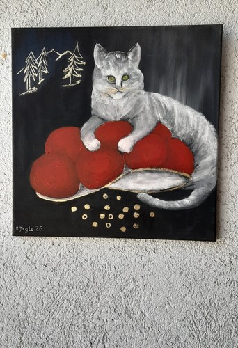 Katze auf dem bollenhut - dem,