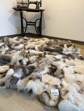Echte Fuchsfell Decke  PREMIUM