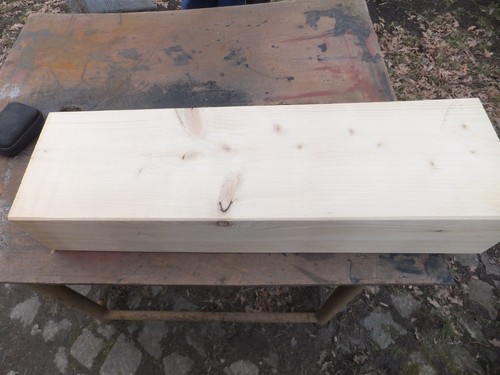 75cm holzklotz massiv - 75cm,