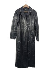 CLOCKHOUSE Kunstledermantel Damen Mantel Gr. DE 36 schwarz extravaganter Stil