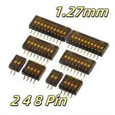 SMD DIP-Schalter 2, 4, 8-polig Codierschalter RM 1,27mm Codierschalter