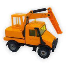 Siku 2537 Mercedes Benz Unimog Baggeraufbau Hydrauliklader Super Serie Modell