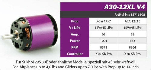 Hacker a30 12xl brushless - hacker, v4