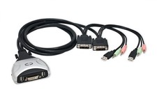 Syba 2-Ports DVI KVM Switch +