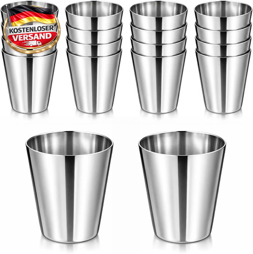 Edelstahl schnapsgläser 30ml - edelstahl,