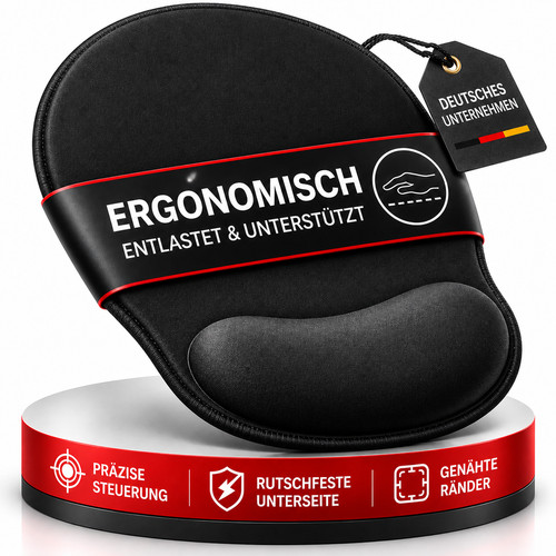 Mauspad mit handauflage - mauspad,
