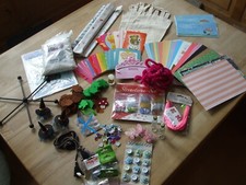 Bastelsachen Bastelpaket Konvolut Filz Baumwolltasche Streuteile