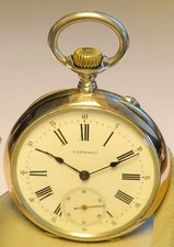 Longines Herrentaschenuhr Kronenaufzug massiv 800 Silber