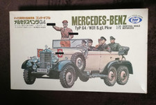 Marui/Tilt Daimler Benz G4 Stabsfahrzeug 1:35 mit Motor & Besatzung Rarität Orig
