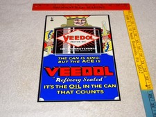 VINTAGE VEEDOL MOTOR OIL GAS