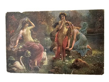 Antike postkarte 1919 - postkarte, hans