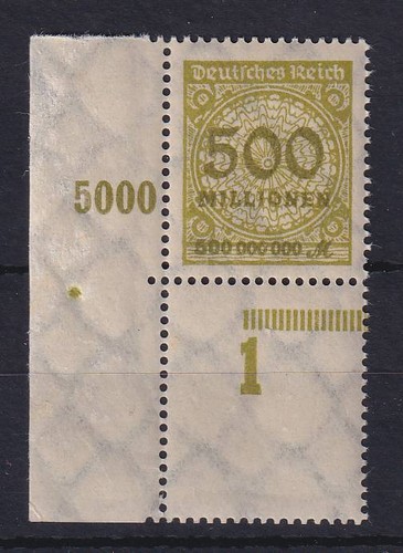 Reich 1923 korbdeckel 500 - dt.,