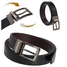 Echt Leder Wende Gürtel 3 cm