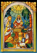 Alter Adventskalender Stanze 3 Könige Besuch Das Jesuskind 50er Stanzkontur