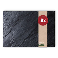 Tischset Platzset MOTIV Schieferoptik 8 Stk 43x28 cm abwaschbar