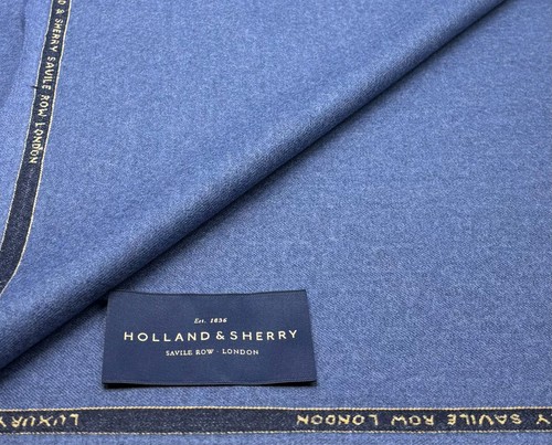 Holland sherry blau flanell - blau,