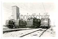 Foto - E10 105, E50 036, E41 069 und E40 153 im AW München-Freimann  20.2.1959