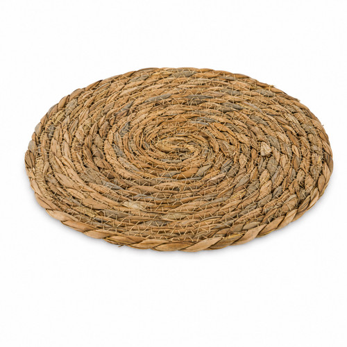 Tischset aus naturbast rund - aus,
